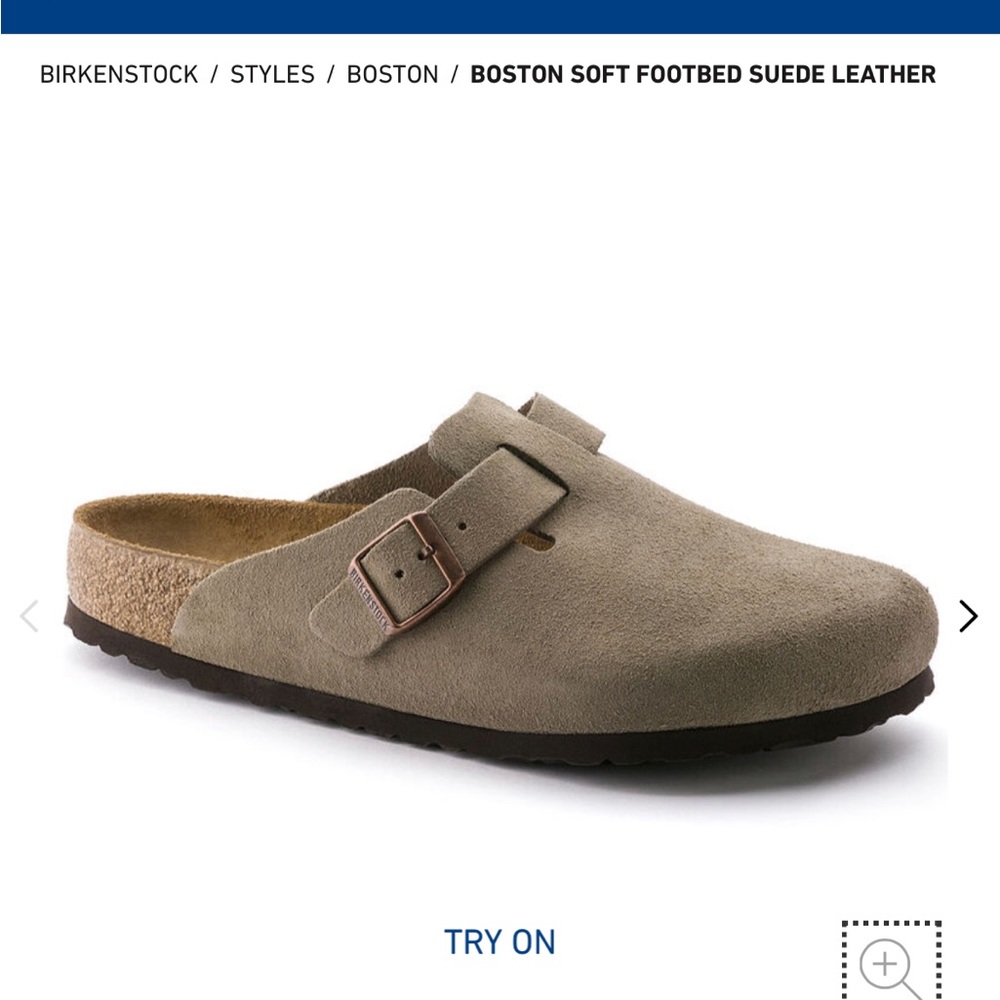 Boston Birkenstocks Suede Leather